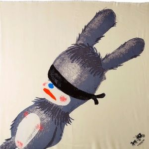 NWT Coach X Baseman Emmanuel Hare Ray Limited Edition oversized square shawl